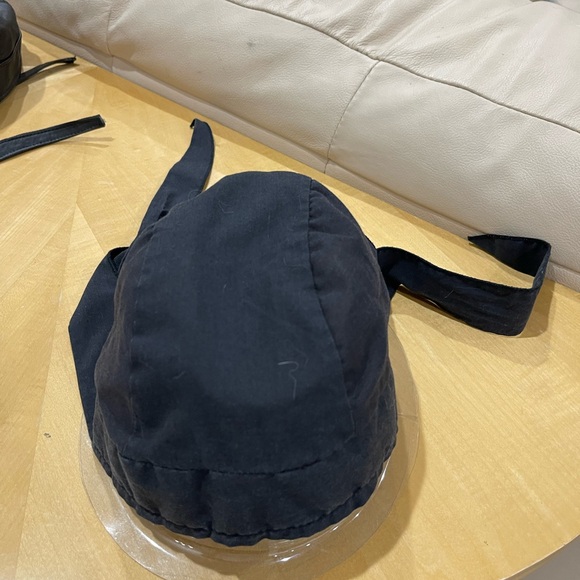 Black cotton scull cap - Picture 2 of 2